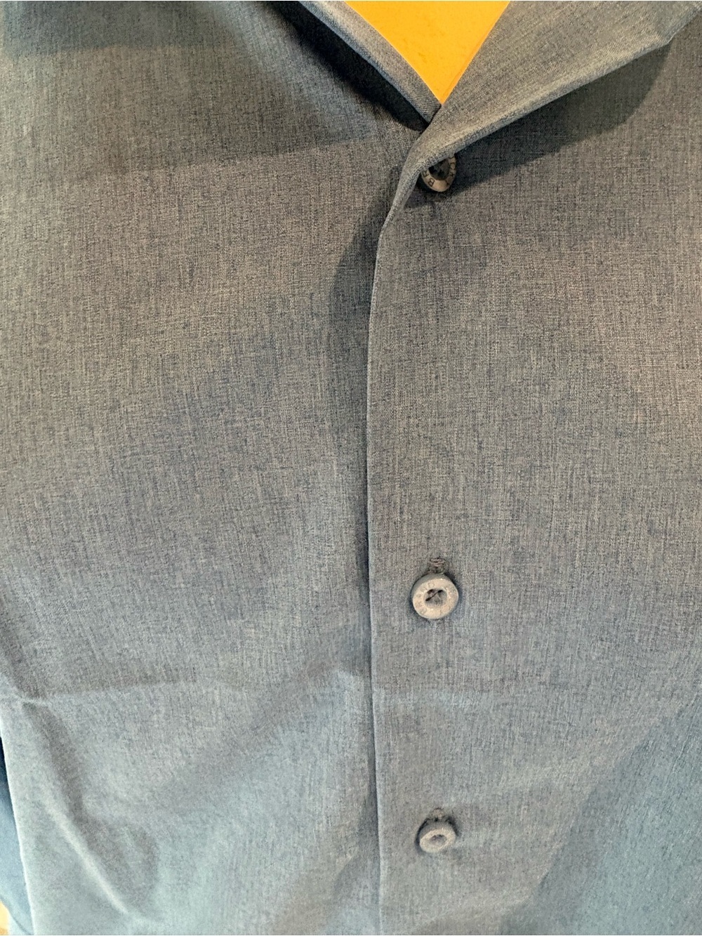 Lucky Brand Men's Long-Sleeve Dress Shirt in Teal Blue - Picture 3 of 5
